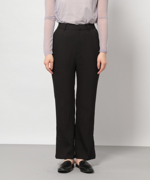 PAGEBOY(ページボーイ)の「リネンライクスリットパンツ(その他パンツ・レディース・ブラック/ベージュ/クリアブルー・FREE)」の7枚目の写真