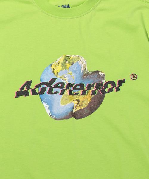 ADER error（アーダーエラー）の「＜ADER error＞ EARTH GRPHC TOP/Tシャツ（Tシャツ/カットソー・メンズ・ライム/ブラック・2/1）」の9枚目の写真