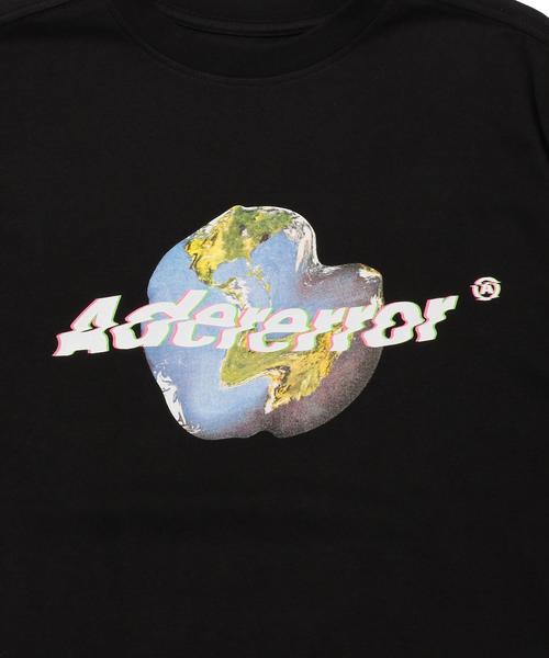 ADER error（アーダーエラー）の「＜ADER error＞ EARTH GRPHC TOP/Tシャツ（Tシャツ/カットソー・メンズ・ライム/ブラック・2/1）」の3枚目の写真