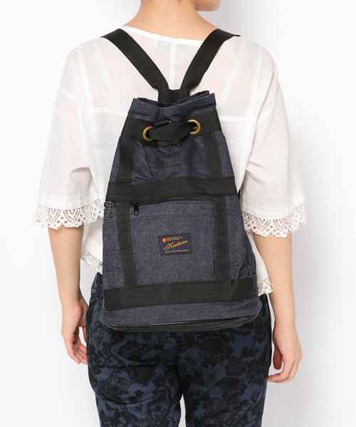 Kastane（カスタネ）の「【Kastane】Kastaneバックパック（バックパック/リュック・レディース・インディゴブルー/ブラック・FREE）」の3枚目の写真