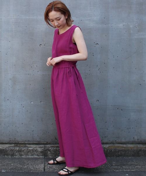 前後2way マキシ丈 フレンチ リネンワンピース ワンピース Incede インシード のファッション通販 Zozotown