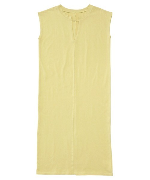 select MOCA（セレクトモカ）の「2020 SS ハーフスリーブワンピース（ワンピース・レディース・ライトグリーン/ライトイエロー/グレイッシュベージュ・FREE）」の6枚目の写真