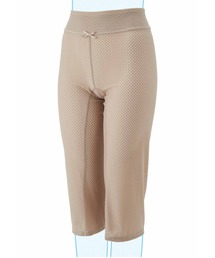 リブ イン コンフォート ムレずに涼やか!ワイドパンツのおともに便利な メッシュ素材の七分丈ペチパン