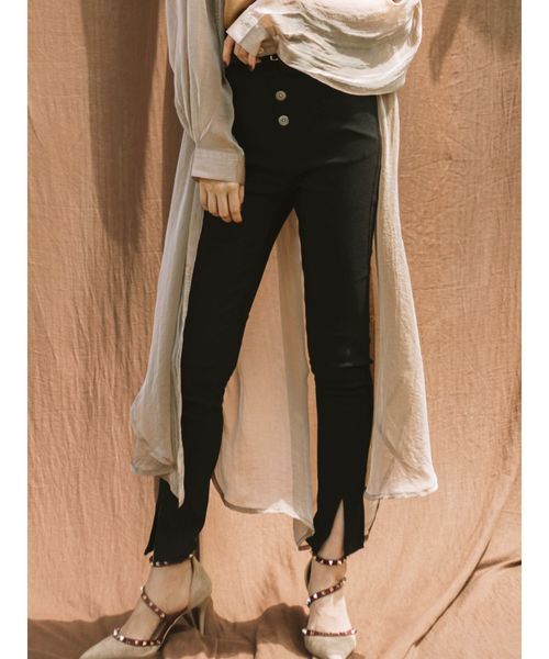 RESEXXY（リゼクシー）の「ハイウエストスキニーパンツ（その他パンツ・レディース・ブラック/その他1・FREE）」の2枚目の写真