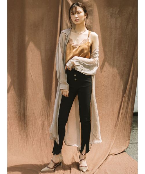 RESEXXY（リゼクシー）の「ハイウエストスキニーパンツ（その他パンツ・レディース・ブラック/その他1・FREE）」の4枚目の写真