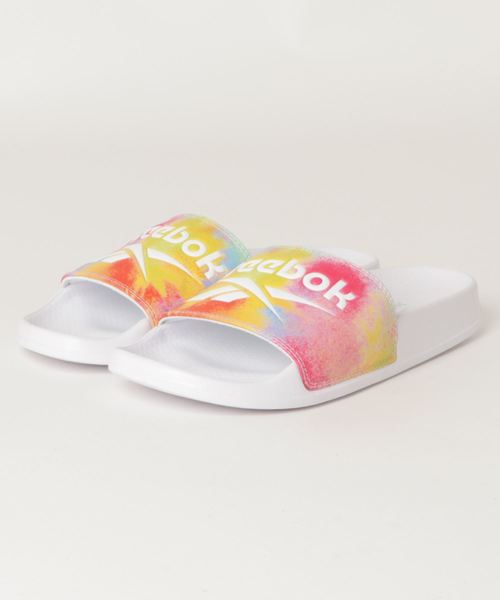 Reebok(リーボック)の「 クラシック プライド スライド / Classic Pride Slides(サンダル・メンズ・ホワイト×ピンク・27.0cm/28.0cm/23.0cm/24.0cm/25.0cm/26.0cm/23.5cm)」の4枚目の写真
