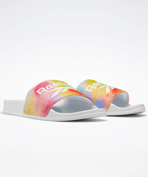Reebok(リーボック)の「 クラシック プライド スライド / Classic Pride Slides(サンダル・メンズ・ホワイト×ピンク・27.0cm/28.0cm/23.0cm/24.0cm/25.0cm/26.0cm/23.5cm)」の5枚目の写真