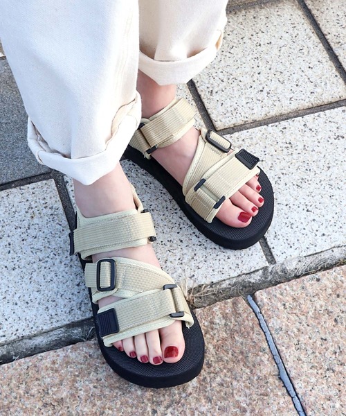 Dedes（デデス）の「Dedes / スポーツサンダル(5281)（サンダル・レディース・ブラック/グレー/カーキ/ネイビー/ベージュ・40/44/36/38/42/34）」の3枚目の写真