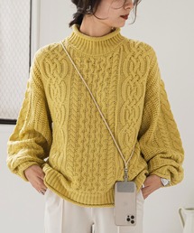 rectangle | モックネックケーブルニット(ニット/セーター)