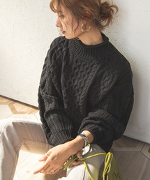 rectangle | モックネックケーブルニット(ニット/セーター)