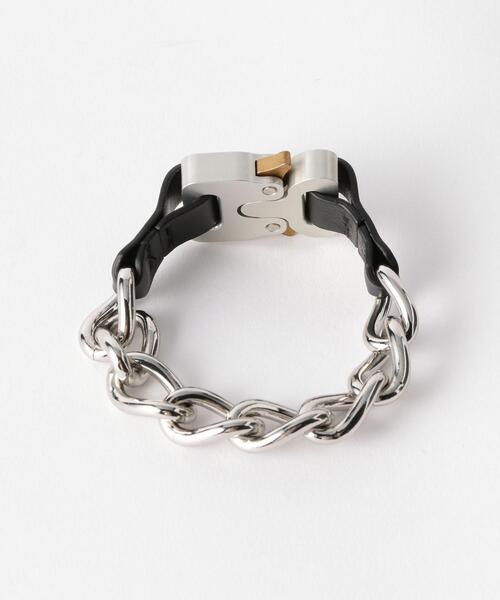 1017 ALYX 9SM(アリクス)の「<1017 ALYX 9SM>LTR/CHAIN BRACE/ブレスレット(ブレスレット・メンズ・ブラック・S/M/L/XL)」の2枚目の写真