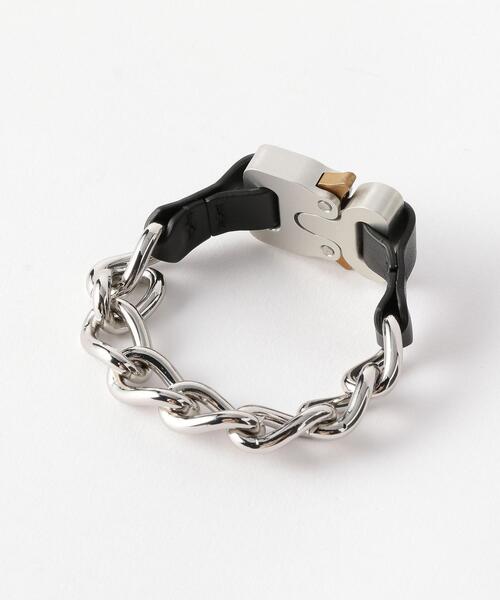 1017 ALYX 9SM(アリクス)の「<1017 ALYX 9SM>LTR/CHAIN BRACE/ブレスレット(ブレスレット・メンズ・ブラック・S/M/L/XL)」の3枚目の写真