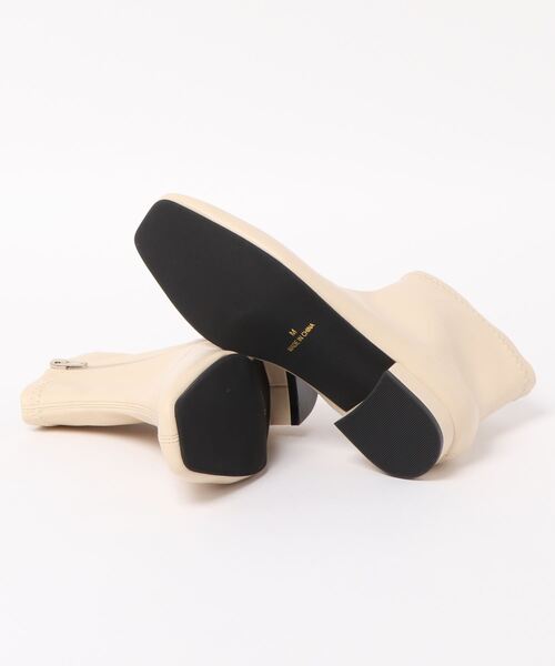 cepo（セポ）の「キリカエストレッチショートブーツ（ブーツ・レディース・ブラック/オフホワイト・M/L）」の4枚目の写真