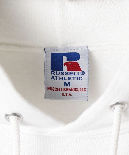 Russell Athletic（ラッセルアスレティック）の「【WEB限定/SHIPS別注】RUSSELL ATHLETIC: ビッグシルエット プリント パーカー (トレーナー)（パーカー・メンズ・ホワイト/ブラック/ネイビー/グレー・SMALL/MEDIUM/LARGE/X-LARGE）」の17枚目の写真