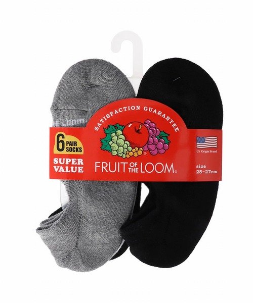 FRUIT OF THE LOOM(フルーツオブザルーム)の「【FRUIT OF THE LOOM】インステップソックス/メンズ/6足セット(ソックス/靴下・メンズ・A/B/C/D・MENS)」の5枚目の写真