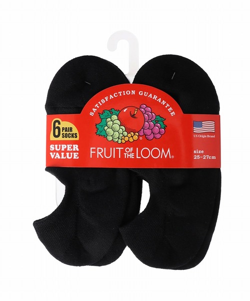 FRUIT OF THE LOOM(フルーツオブザルーム)の「【FRUIT OF THE LOOM】インステップソックス/メンズ/6足セット(ソックス/靴下・メンズ・A/B/C/D・MENS)」の8枚目の写真