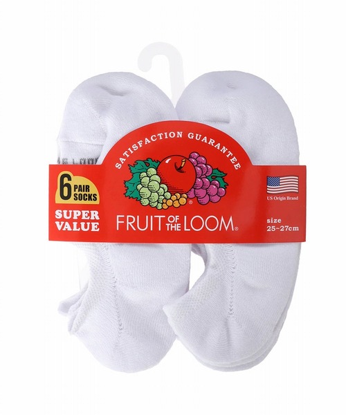 FRUIT OF THE LOOM(フルーツオブザルーム)の「【FRUIT OF THE LOOM】インステップソックス/メンズ/6足セット(ソックス/靴下・メンズ・A/B/C/D・MENS)」の11枚目の写真