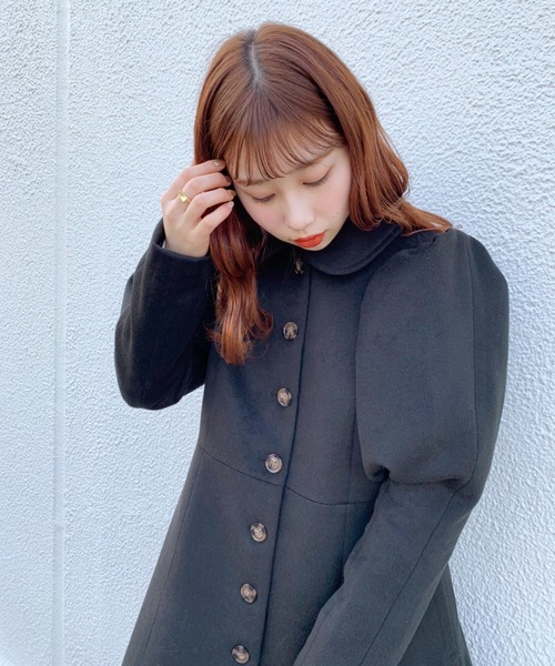 one after another NICE CLAUP（ワンアフターアナザーナイスクラップ）の「袖コンシャスコート（その他アウター・レディース・アイボリー/ブラック/チェック・FREE）」の11枚目の写真