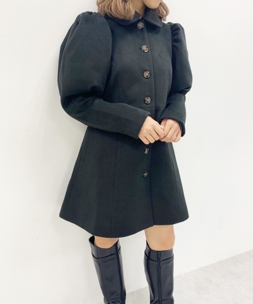 one after another NICE CLAUP（ワンアフターアナザーナイスクラップ）の「袖コンシャスコート（その他アウター・レディース・アイボリー/ブラック/チェック・FREE）」の7枚目の写真