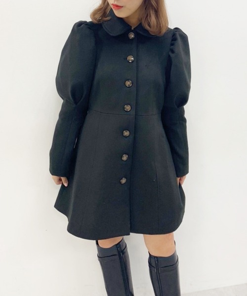 one after another NICE CLAUP（ワンアフターアナザーナイスクラップ）の「袖コンシャスコート（その他アウター・レディース・アイボリー/ブラック/チェック・FREE）」の13枚目の写真