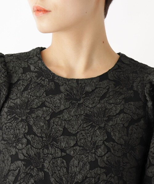 アクアガール AG☆ベルテッド えり抜きシャツワンピース Sサイズ☆M-K 3462 バック刺繍シアーシャツワンピース ELLEgirl｜クロスプラス公式通販サイト