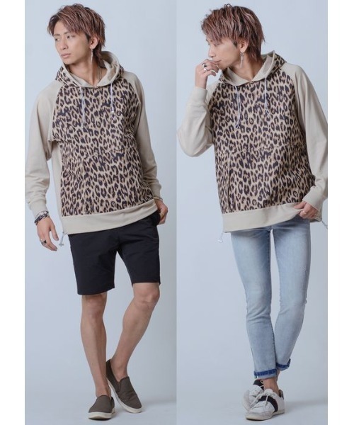 REGIEVO（レジエボ）の「REGIEVO ラグラン ビッグシルエットパーカー（パーカー・メンズ・ベージュ系その他/ブラック/ブラック系その他/オフホワイト・L/XL/M）」の18枚目の写真