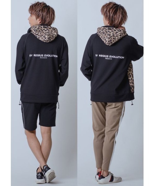 REGIEVO（レジエボ）の「REGIEVO ラグラン ビッグシルエットパーカー（パーカー・メンズ・ベージュ系その他/ブラック/ブラック系その他/オフホワイト・L/XL/M）」の21枚目の写真