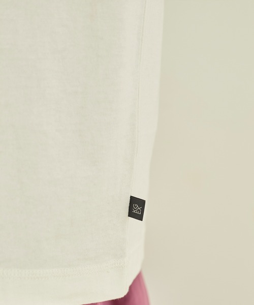 KANGOL EXTRA COMFORT(カンゴールエクストラコンフォート)の「ラグランスリーブ ロングTシャツ(Tシャツ/カットソー・レディース・ライトベージュ/オフホワイト/クリーム/ブラック・LL/M/L)」の11枚目の写真