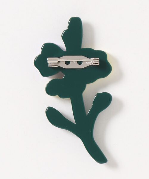 POU DOU DOU(プードゥドゥ)の「ランドスケープ3輪花ブローチ(ブローチ/コサージュ・レディース・パープル・8)」の3枚目の写真