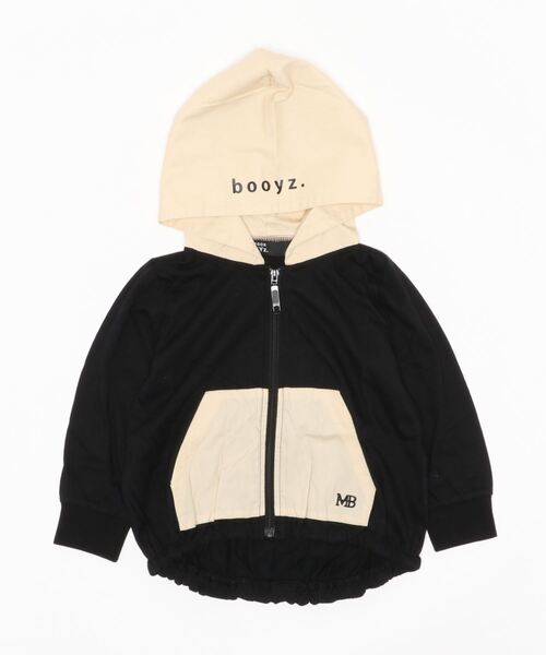 maarook（マルーク）の「[80-110]冷感天竺パーカー（ブルゾン・キッズ・ブラック/ベージュ・110cm/90cm/100cm）」の2枚目の写真