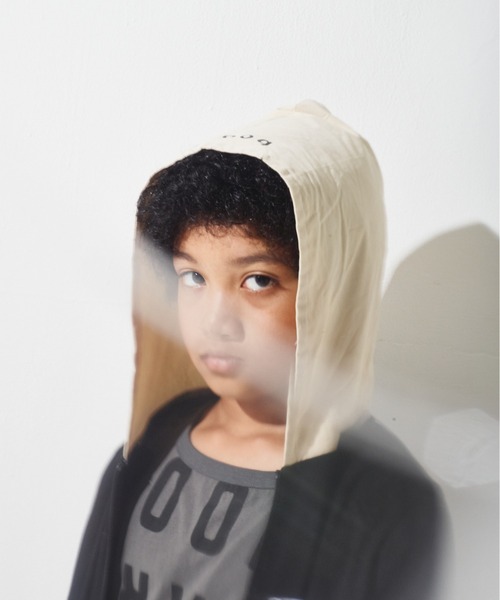 maarook（マルーク）の「[80-110]冷感天竺パーカー（ブルゾン・キッズ・ブラック/ベージュ・110cm/90cm/100cm）」の3枚目の写真