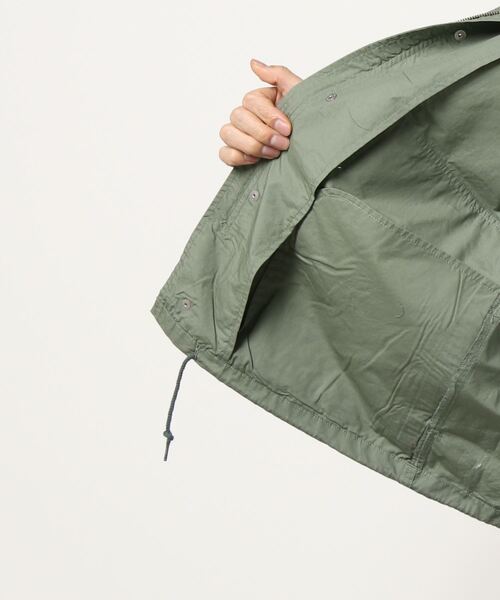 BACK NUMBER（バックナンバー）の「【BACK NUMBER】ビッグシルエットミリタリーアウター（ミリタリージャケット・メンズ・オフホワイト/ケリー・M/L/XL）」の5枚目の写真