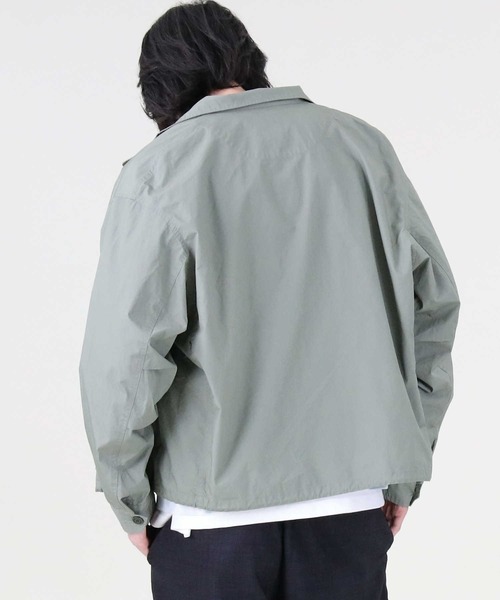 BACK NUMBER（バックナンバー）の「【BACK NUMBER】ビッグシルエットミリタリーアウター（ミリタリージャケット・メンズ・オフホワイト/ケリー・M/L/XL）」の12枚目の写真