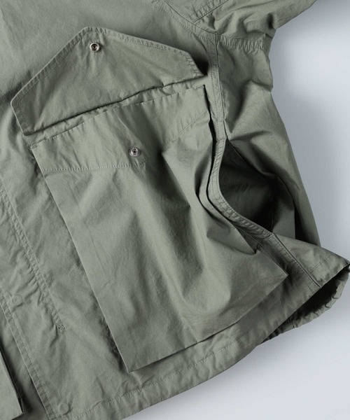 BACK NUMBER（バックナンバー）の「【BACK NUMBER】ビッグシルエットミリタリーアウター（ミリタリージャケット・メンズ・オフホワイト/ケリー・M/L/XL）」の15枚目の写真