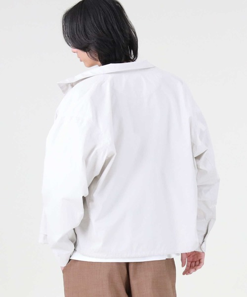 BACK NUMBER（バックナンバー）の「【BACK NUMBER】ビッグシルエットミリタリーアウター（ミリタリージャケット・メンズ・オフホワイト/ケリー・M/L/XL）」の6枚目の写真