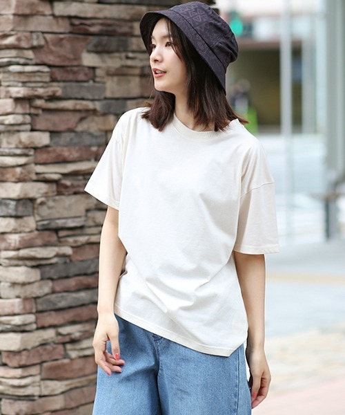 チチカカ（チチカカ）の「バックラインフォトＴシャツ（Tシャツ/カットソー・レディース・ホワイト/ブルー・FREE）」の4枚目の写真