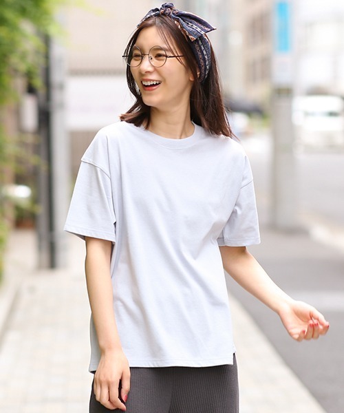 チチカカ（チチカカ）の「バックラインフォトＴシャツ（Tシャツ/カットソー・レディース・ホワイト/ブルー・FREE）」の6枚目の写真