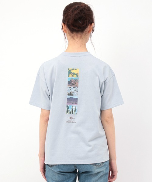 チチカカ（チチカカ）の「バックラインフォトＴシャツ（Tシャツ/カットソー・レディース・ホワイト/ブルー・FREE）」の9枚目の写真