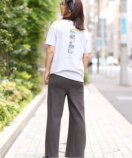 チチカカ（チチカカ）の「バックラインフォトＴシャツ（Tシャツ/カットソー・レディース・ホワイト/ブルー・FREE）」の5枚目の写真