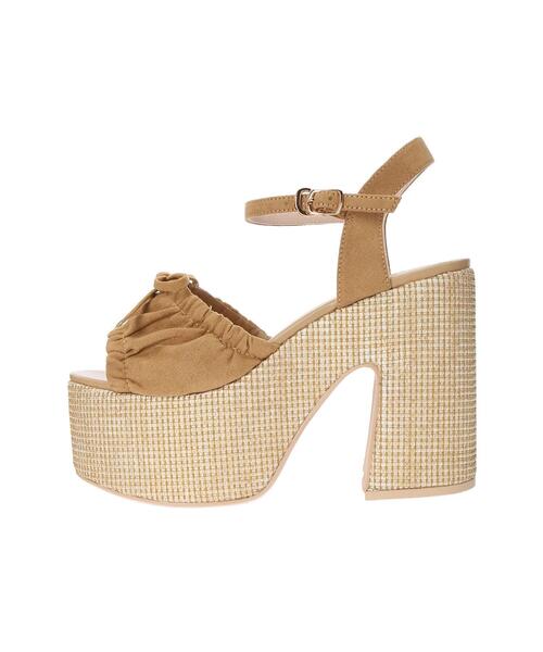 Honey Salon（ハニーサロン）の「ギャザーリボンサンダル（サンダル・レディース・ベージュ・M/S/L）」の21枚目の写真