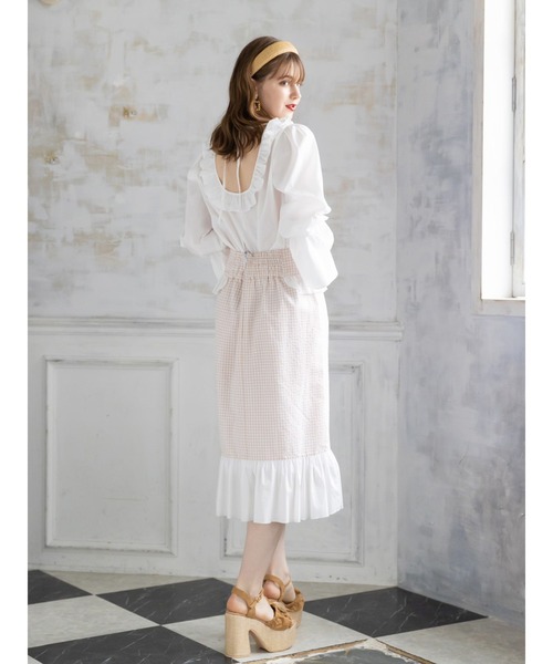 Honey Salon（ハニーサロン）の「ギャザーリボンサンダル（サンダル・レディース・ベージュ・M/S/L）」の14枚目の写真