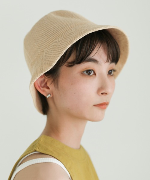 select MOCA(セレクトモカ)の「リネンタッチバケットハット(ハット・レディース・ブラック/アイボリー/ライトブラウン・FREE)」の19枚目の写真