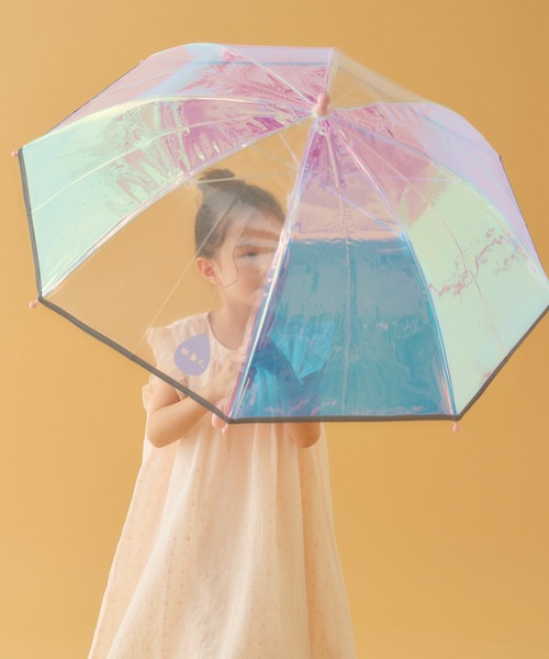 Wpc.（ダブリュピーシー）の「キッズ シャイニーアンブレラ shiny plastic umbrella（長傘・キッズ・ピンク・FREE）」の9枚目の写真