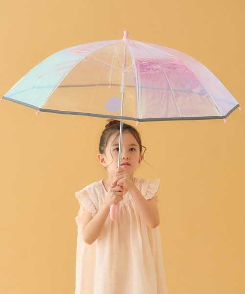 Wpc.（ダブリュピーシー）の「キッズ シャイニーアンブレラ shiny plastic umbrella（長傘・キッズ・ピンク・FREE）」の10枚目の写真
