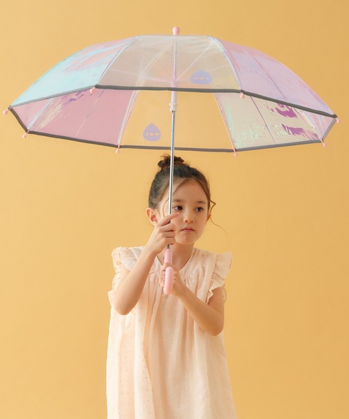 Wpc.（ダブリュピーシー）の「キッズ シャイニーアンブレラ shiny plastic umbrella（長傘・キッズ・ピンク・FREE）」の11枚目の写真