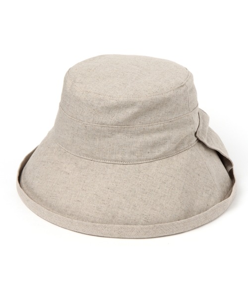 studio CLIP(スタディオクリップ)の「アソートリネン混キャペリン(ハット・レディース・ブラック/グレー/ナチュラル・FREE)」の15枚目の写真