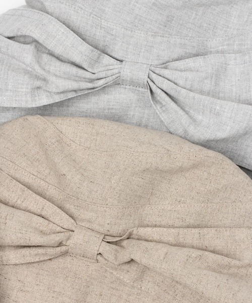 studio CLIP(スタディオクリップ)の「アソートリネン混キャペリン(ハット・レディース・ブラック/グレー/ナチュラル・FREE)」の21枚目の写真