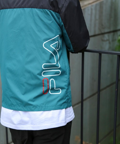 FILA(フィラ)の「【FILA/フィラ】軽量撥水タフタジャケット / ユニセックス UV(マウンテンパーカー・メンズ・ブラック/カーキ/ネイビー/ダークグリーン・MEDIUM/X-LARGE/LARGE)」の22枚目の写真