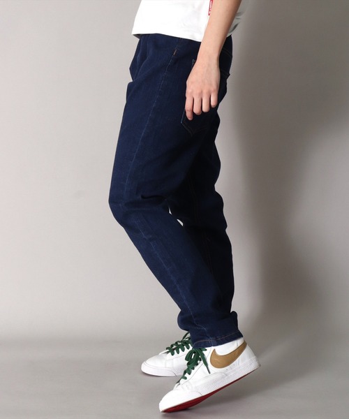 BAYBLO(ベイブロ)の「(BB)【ユニセックス】デニム サルエル パンツ(デニムパンツ・メンズ・ダークインディゴブルー/ワンウォッシュ/ライトインディゴブルー/ブラック・MEDIUM/X-LARGE/LARGE)」の15枚目の写真