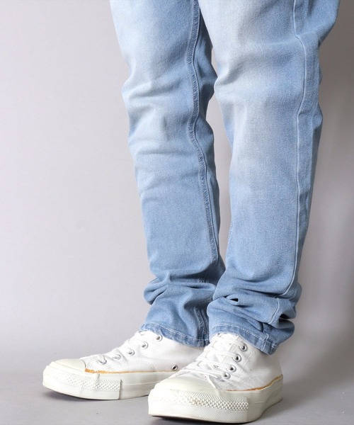 BAYBLO(ベイブロ)の「(BB)【ユニセックス】デニム サルエル パンツ(デニムパンツ・メンズ・ダークインディゴブルー/ワンウォッシュ/ライトインディゴブルー/ブラック・MEDIUM/X-LARGE/LARGE)」の20枚目の写真